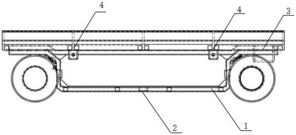 一種用于工廠的AGV側向定位裝置